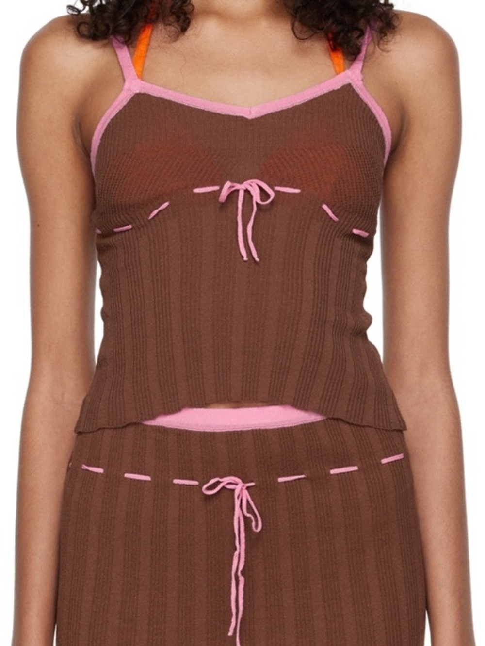 Gimaguas Brown Mola Tank Top
